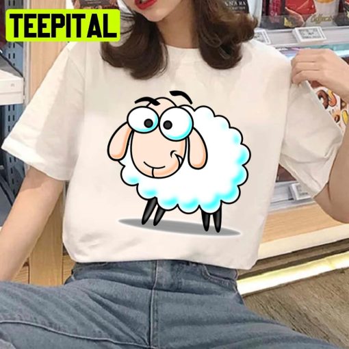 Cute Animated Sheep In Shaun The Sheep Unisex T-Shirt