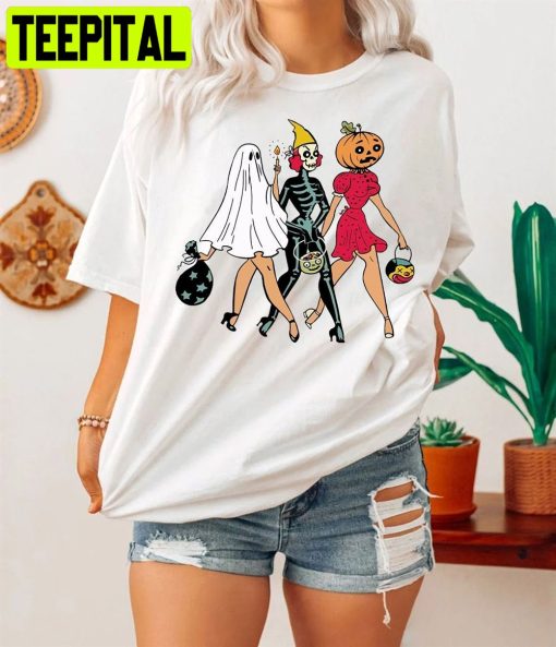 Cute Girls Halloween Unisex T-Shirt