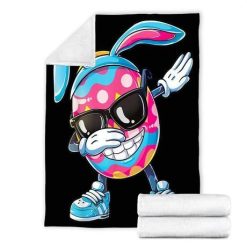 Dabbing Easter Egg Bestseller Fleece Blanket Throw Blanket Gift