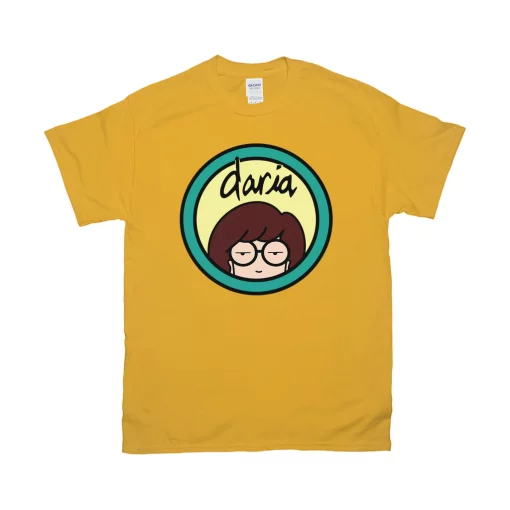 Daria Logo Sick And Sad World Cartoon Series Form Mtv Parody Sarcasm Antisocial Unisex T-Shirt