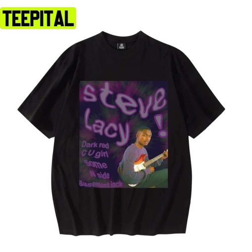 Dark Red Steve Lacy Singer The Internet Band Unsex T-Shirt