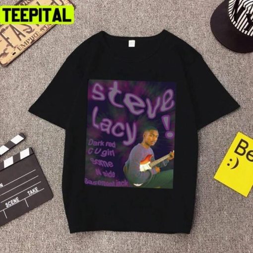 Dark Red Steve Lacy Singer The Internet Band Unsex T-Shirt