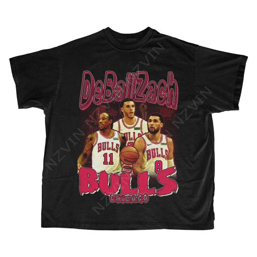 Deballzach Bulls Chicago Basketball Unisex T-Shirt