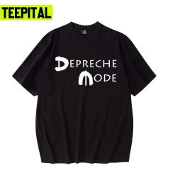 Depreche Mode 2 Stacked Reversed Illustration Unisex T-Shirt