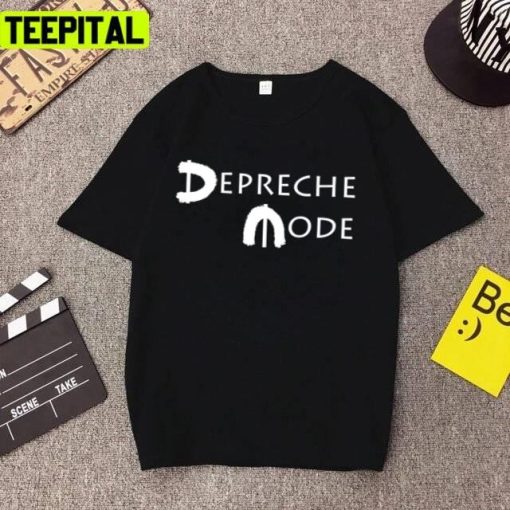 Depreche Mode 2 Stacked Reversed Illustration Unisex T-Shirt