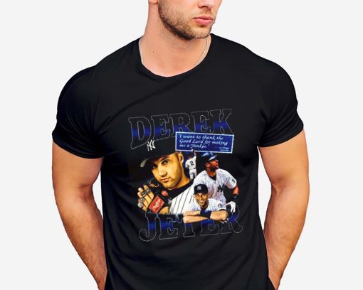 Derek Jeter 90s Legend Jeter Player Ny Yankees Basketball Shirt