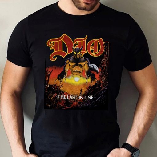 Dio Last In Line Tour Heavy Metal Rock Band Concert Unisex T-Shirt
