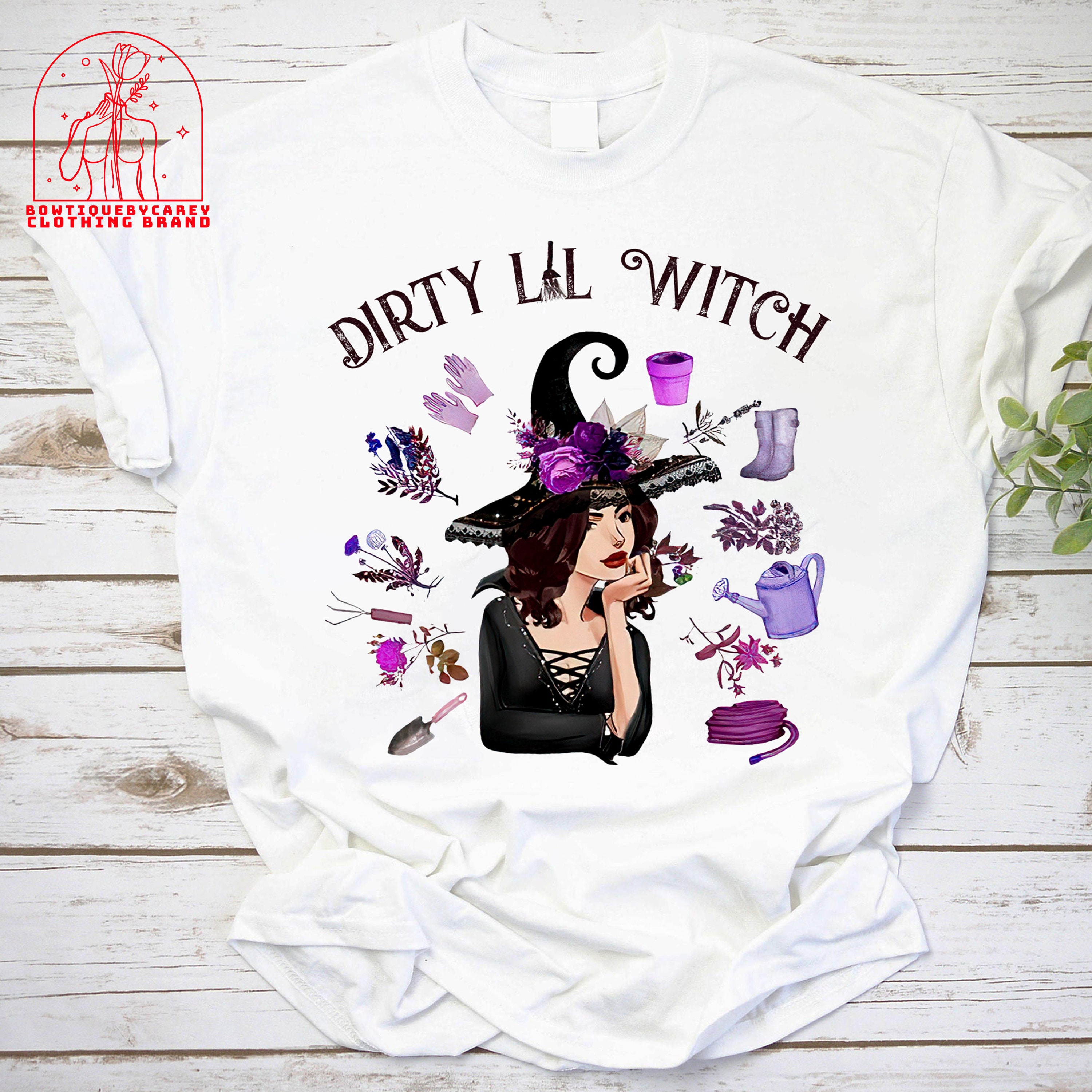 Dirt Lil Witch Gardening Lovers Spooky Witchy Witch Halloween Unisex T-Shirt