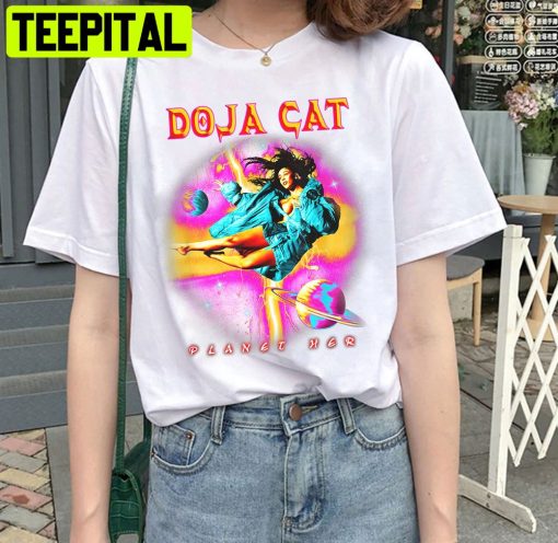 Doja Cat Planet Her Retro Vintage 90s Unisex T-Shirt