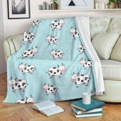 Doodle Cow Bestseller Fleece Blanket Throw Blanket Gift