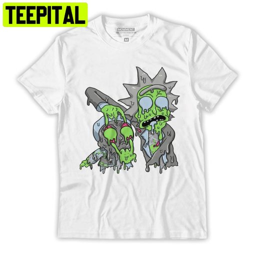 Dripping Rick And Morty Green Bean 5s Unisex T-Shirt