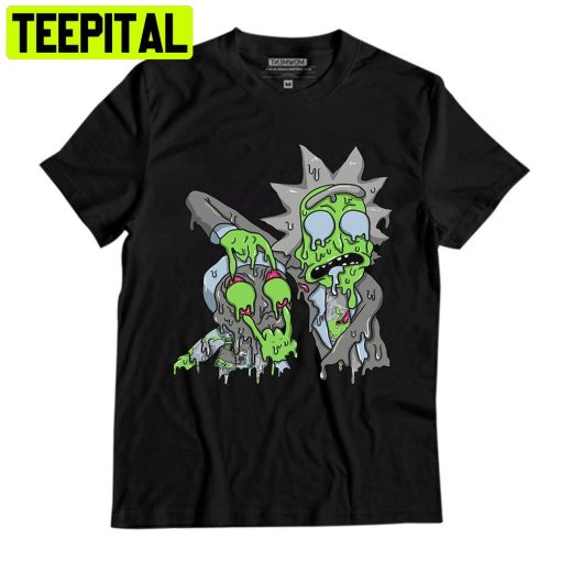 Dripping Rick And Morty Green Bean 5s Unisex T-Shirt