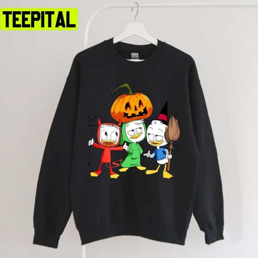 Ducktales Kids Pumpkin Design For Halloween Unisex T-Shirt