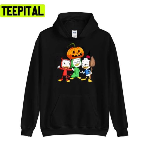 Ducktales Kids Pumpkin Design For Halloween Unisex T-Shirt