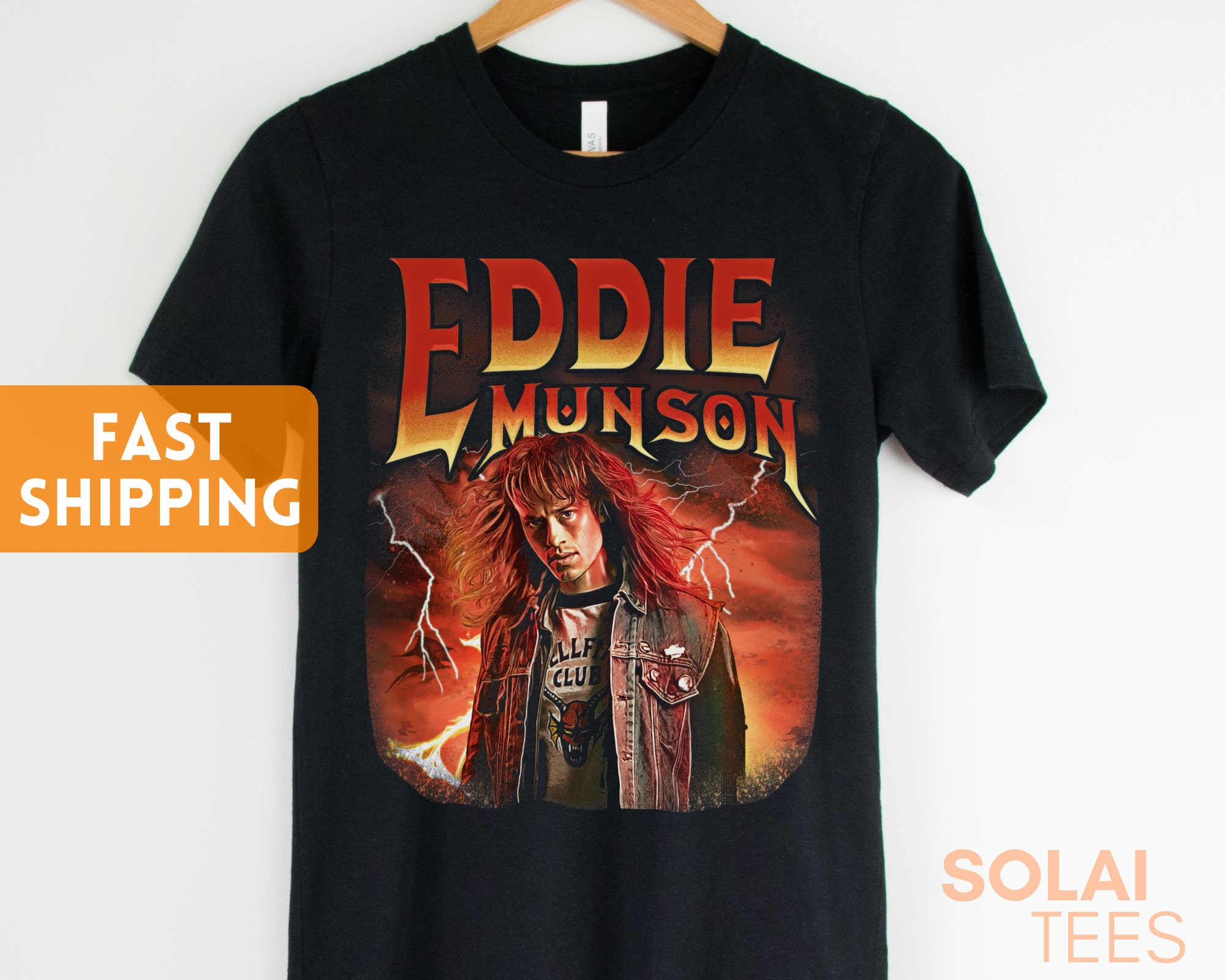Eddie Munson Joseph Quinn The Upside Down Stranger Things Unisex T-Shirt