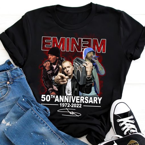 Eminem 50th Anniversary Thank You For The Memories Eminem Unisex T-Shirt