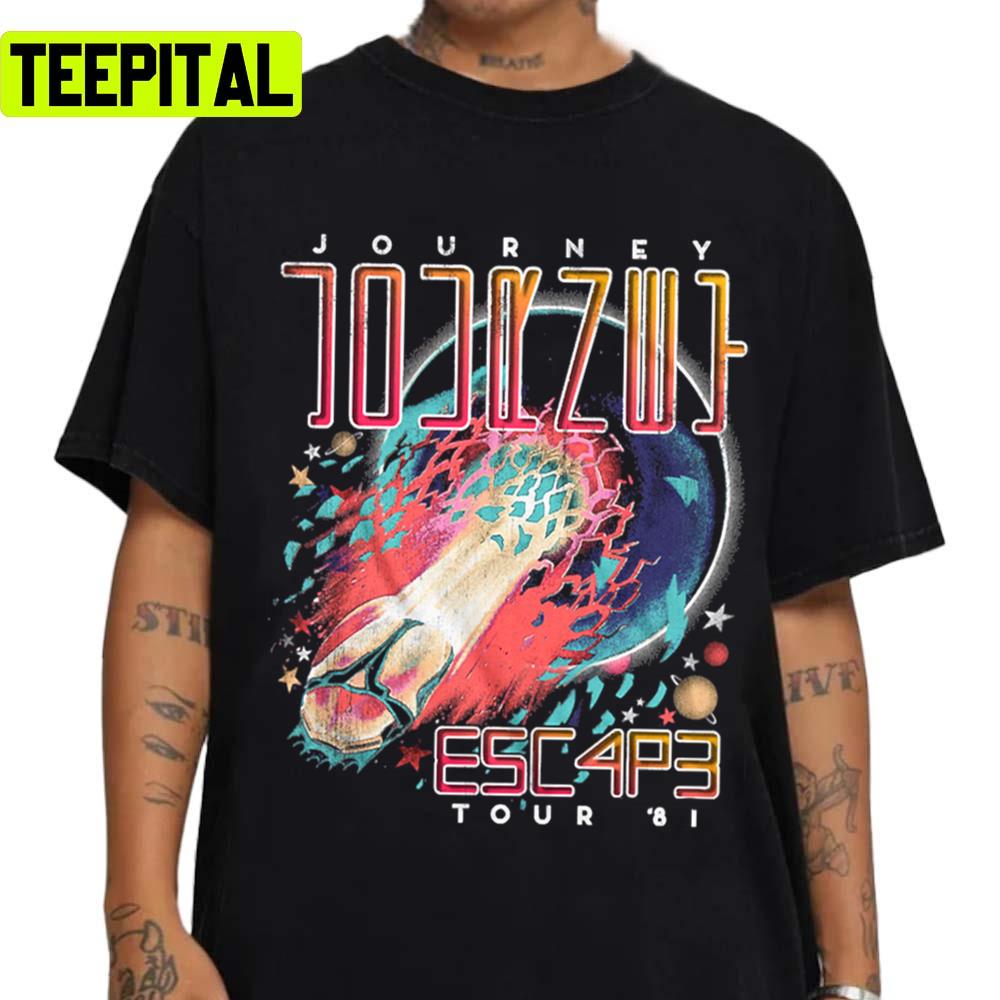 Escape Tour 81 Journey Supertramp Graphic Unisex T-Shirt