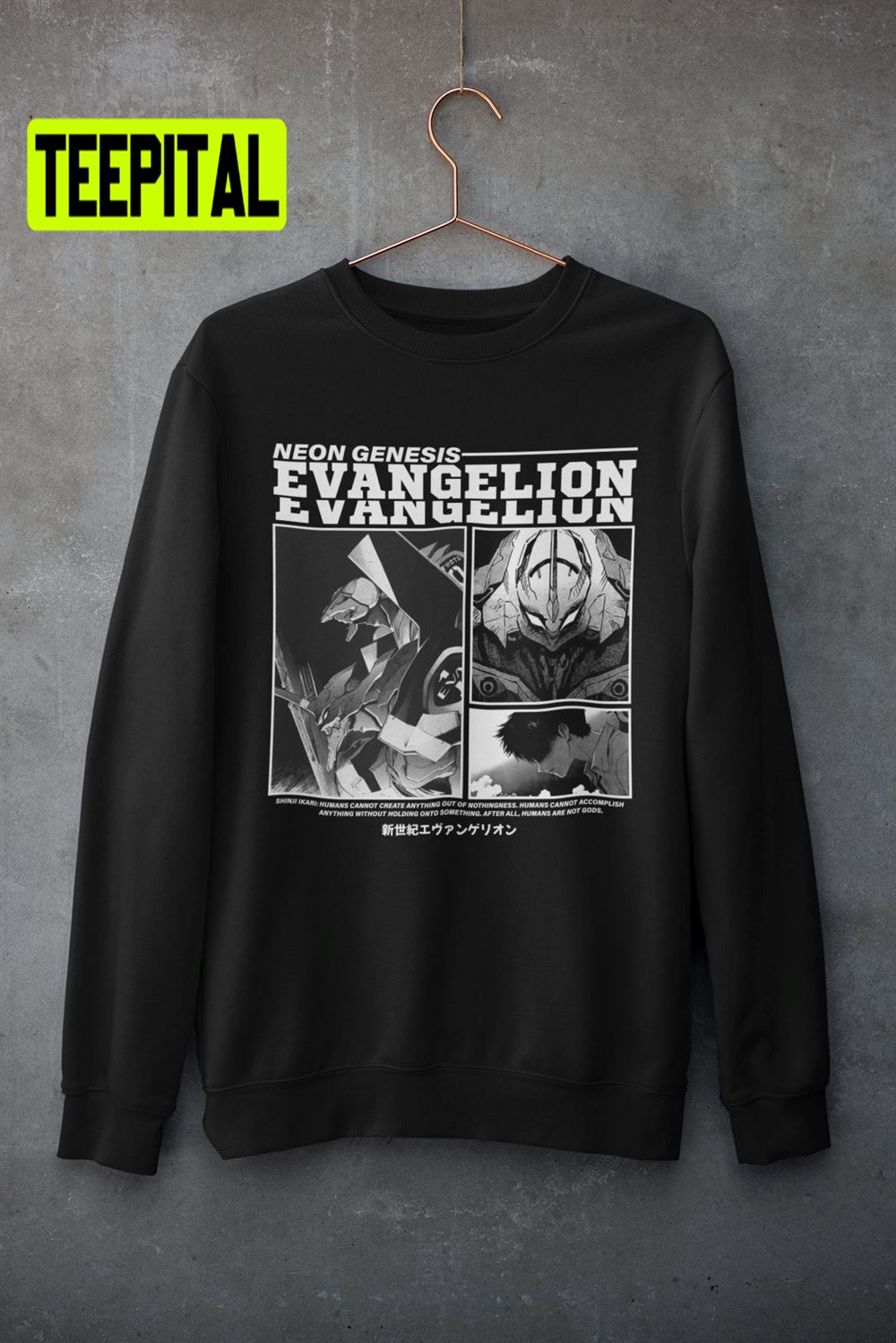 Evangelion Anime Aesthetic Anime Unisex Sweatshirt