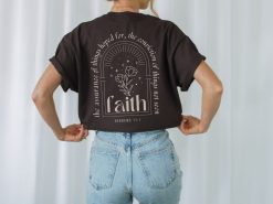 Faith Bible Verse Back Print Christian T-Shirt