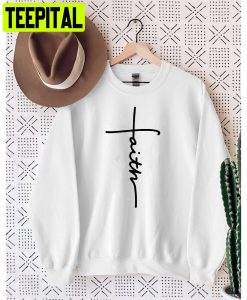 Faith One Line Art Unisex Sweatshirt