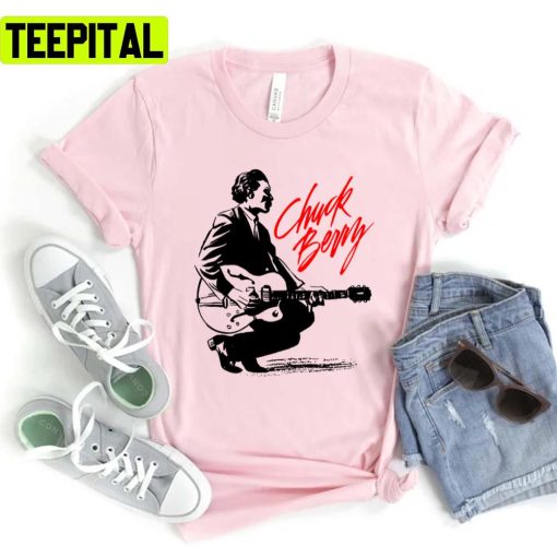 Fan Art Chuck Berry Rock N Roll Signature Unisex T-Shirt