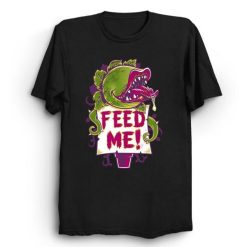 Feed Me Creepy Cute Audrey Plant Spooky Horror Musical Kawaii Cartoon Venus Flytrap Halloween Plan Unisex T-Shirt