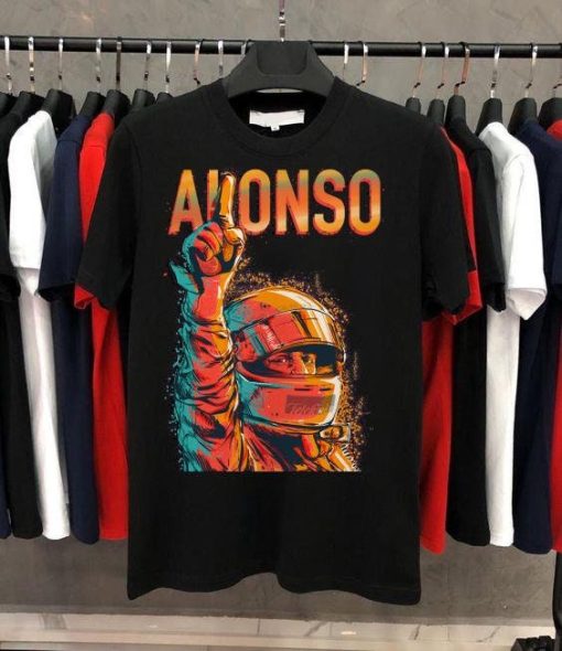 Fernando Alonso Formula 1 Racing Fernando Formula One Race Driver Car Motorsport Cars T-Shirt