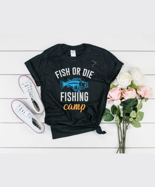 Fish Or Die Fishing Camp Unisex Cotton T-Shirt