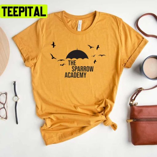 Fly Bird And Umbrella Umbrella Academy Sparrow Academy Unisex T-Shirt