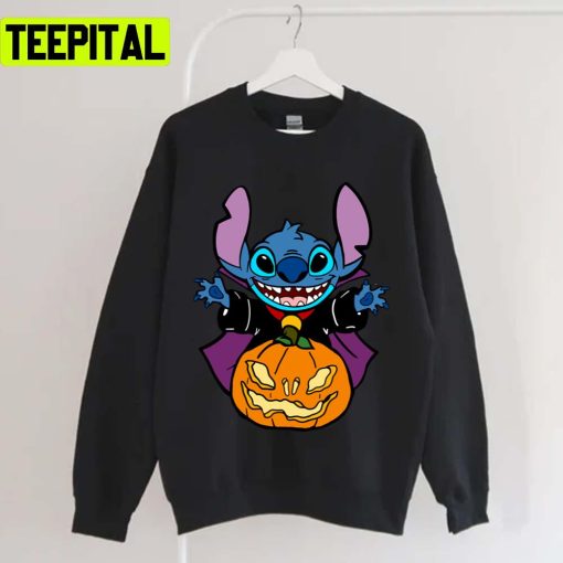 From Stitch To Your Family Design For Halloween Unisex T-Shirt