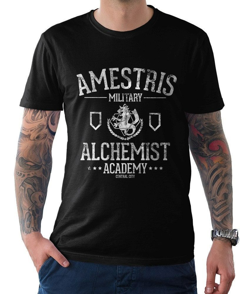 Fullmetal Alchemist Amestris Military Academy T-Shirt – Teepital ...