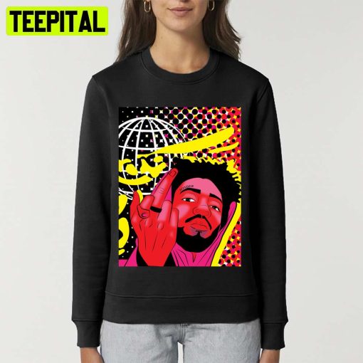 Funny Art Middle Finger Brent Faiyaz Unisex T-Shirt