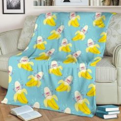 Funny Banana Bestseller Fleece Blanket Throw Blanket Gift