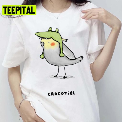 Funny Crocodile Hat Crocotiel Unisex T-Shirt