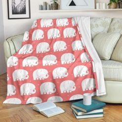 Funny Gift Idea For Elephant Lovers Cute Best Seller Fleece Blanket Throw Blanket Gift