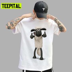 Funny Reaction Shaun Jempol Shaun The Sheep Unisex T-Shirt