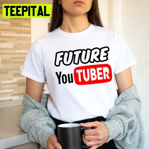 Future Youtuber Youtube A For Adley Colored Design Unsex T-Shirt