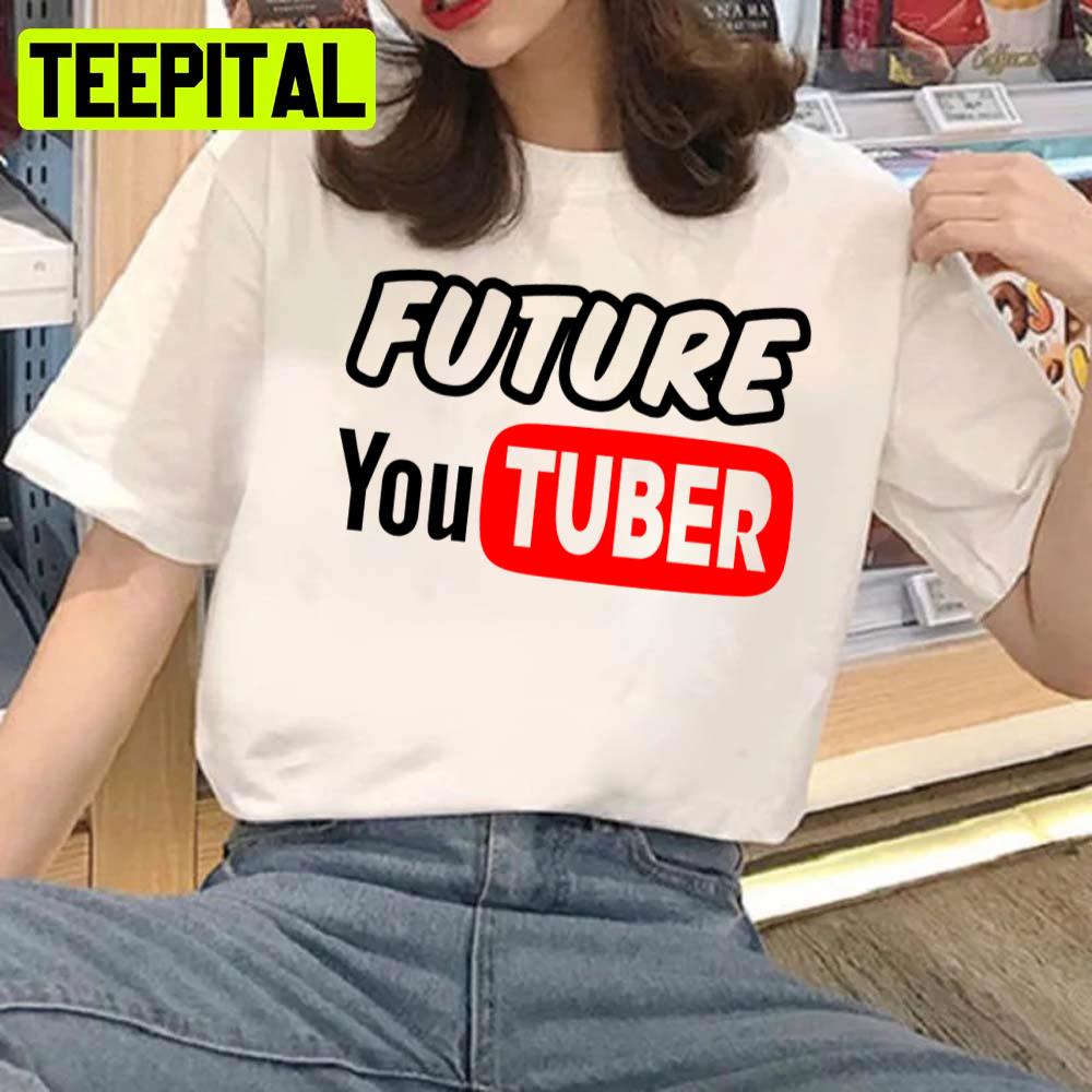 Future Youtuber Youtube A For Adley Colored Design Unsex T-Shirt