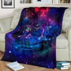 Galaxy Fleece Blanket Throw Blanket Gift 1