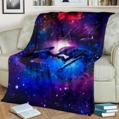 Galaxy Fleece Blanket Throw Blanket Gift