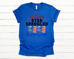 Getting Star Spangled Hammered Memorial Day 4th Of July Independence Day Unisex T-Shirt