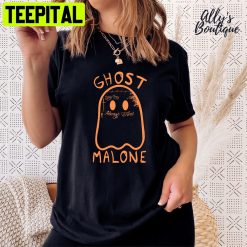 Ghost Malone Fall Season Funny Halloween Unisex T-Shirt