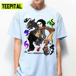 Ghoul Ink Dragon Sans Fusion 1 Undertale Graphic Unisex T-Shirt