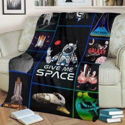 Give Me Space Fleece Blanket Throw Blanket Gift