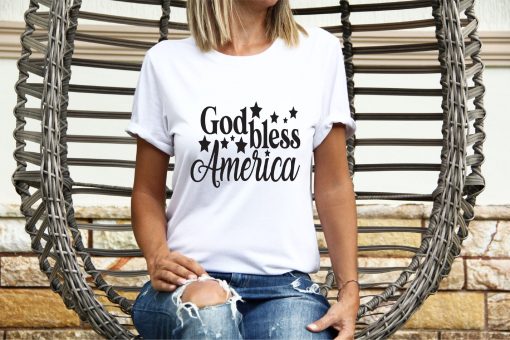 God Bless America Happy 4th Of July Independence Day Unisex T-Shirt