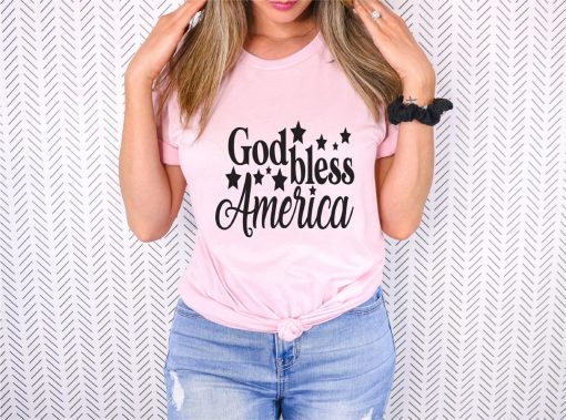 God Bless America Happy 4th Of July Independence Day Unisex T-Shirt