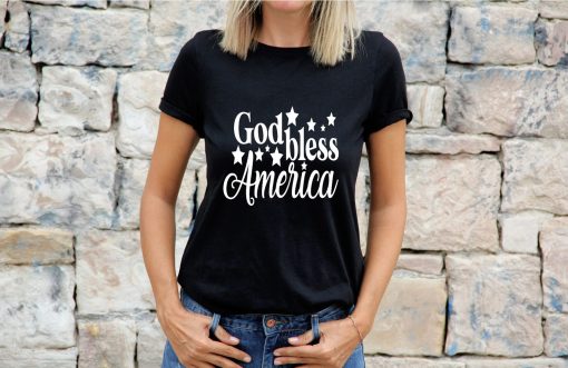 God Bless America Happy 4th Of July Independence Day Unisex T-Shirt