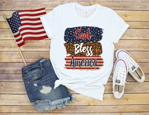 God Bless America Independence Day Unisex T-Shirt