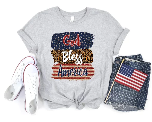 God Bless America Independence Day Unisex T-Shirt