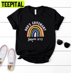 God’s Covenant Genesis 913 Christian Rainbow Unisex T-Shirt